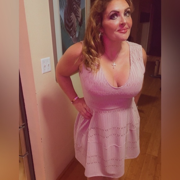 BCBGMaxAzria Blush Pink Mini Dress - Picture 2 of 10